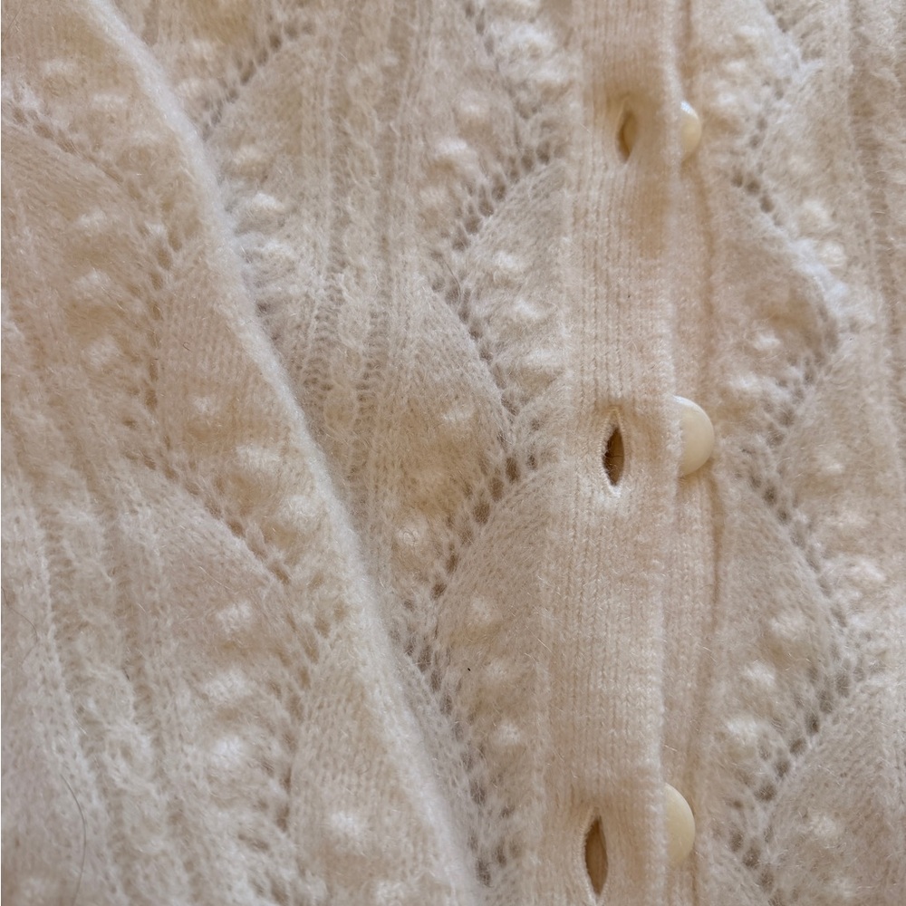 Sezane Ecru cardigan - Picture 6 of 11